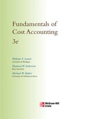Tapa de Fundamentals of cost accounting