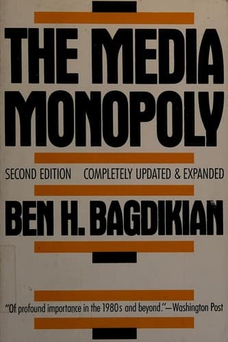 Tapa de The media monopoly