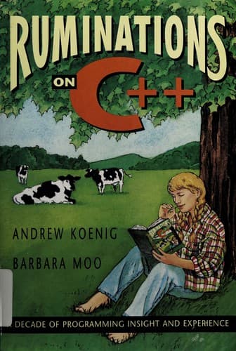 Tapa de Ruminations on C[plus plus]