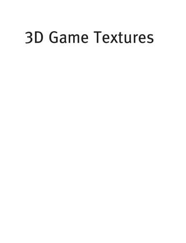 Tapa de 3D game textures
