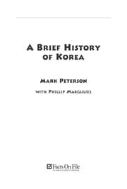 Tapa de A brief history of Korea