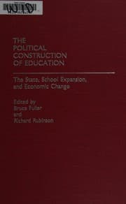 Tapa de The Political construction of education