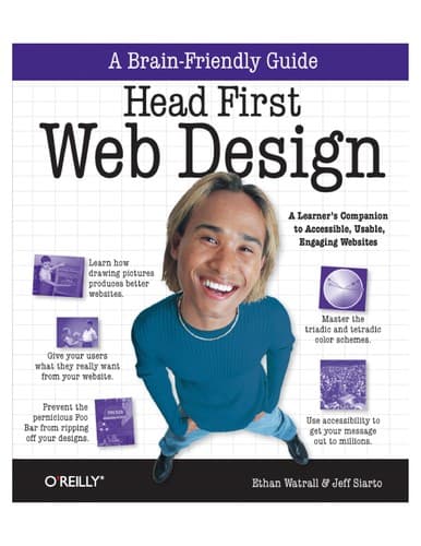 Tapa de Head first Web design