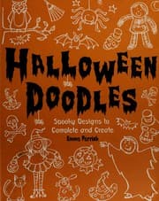 Tapa de Halloween doodles