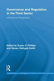Tapa de Governance and regulation in the third sector