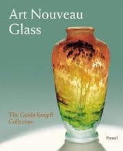 Tapa de Art Nouveau Glass