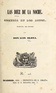 Tapa de Las diez de la noche