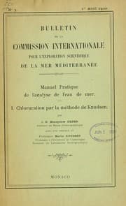 Tapa de Bulletin de la Commission internationale pour l'exploration scientifique de la Mer Méditerranée