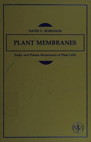 Tapa de Plant membranes
