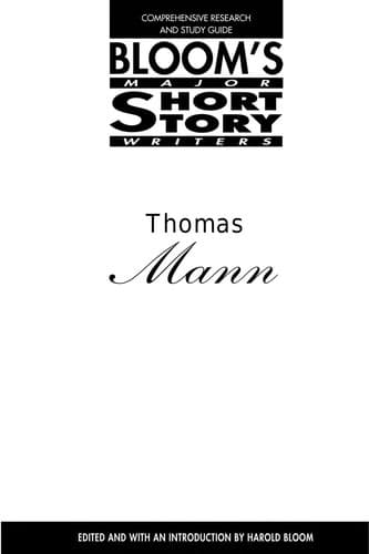 Tapa de Thomas Mann