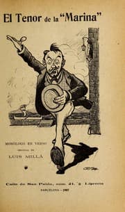 Tapa de El tenor de la "marina"