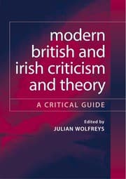 Tapa de Modern British and Irish criticism and theory