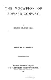 Tapa de The vocation of Edward Conway