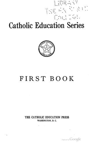 Tapa de Catholic Education Series