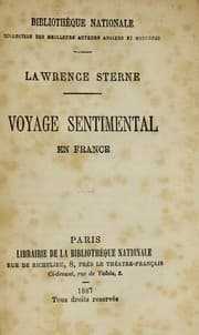 Tapa de Voyage sentimental en France