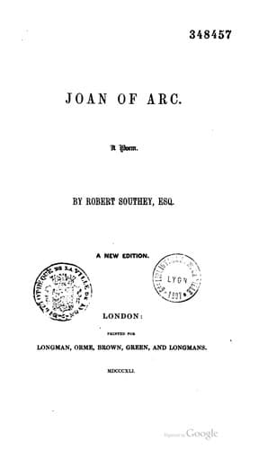 Tapa de Joan of Arc