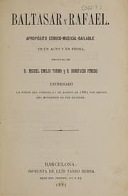Tapa de Baltasar y Rafael