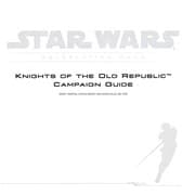 Tapa de Knights of the Old Republic Campaign Guide