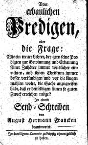 Tapa de Vom erbaulichen Predigen
