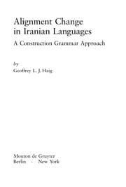 Tapa de Alignment change in Iranian languages