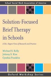 Tapa de Solution-focused brief therapy in schools