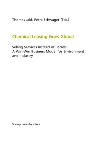 Tapa de Chemical leasing goes global