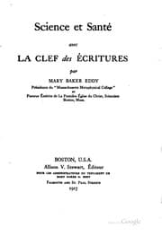Tapa de Science et santé: avec la clef des Écritures