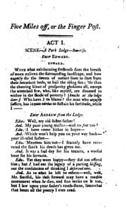 Tapa de Five Miles Off, Or, The Finger Post: A Comedy, in Three Acts, as Acted at ..