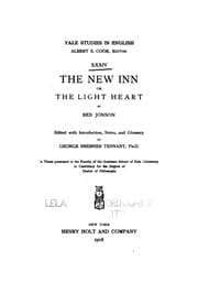 Tapa de The New Inn: Or, The Light Heart