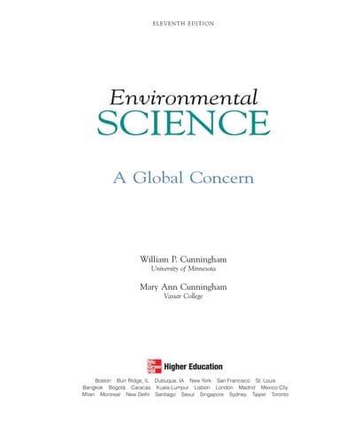 Tapa de Environmental science
