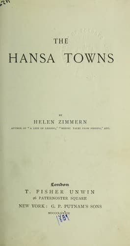 Tapa de The Hansa towns