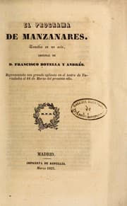 Tapa de El programa de Manzanares