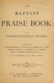 Tapa de The Baptist praise book