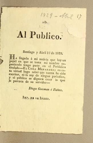 Tapa de Al publico