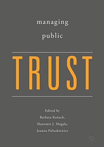 Tapa de Managing Public Trust