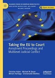 Tapa de Taking the EU to Court