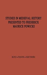 Tapa de Studies in medieval history presented to Frederick Maurice Powicke