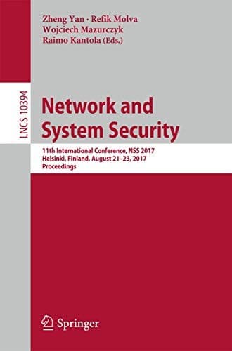 Tapa de Network and System Security