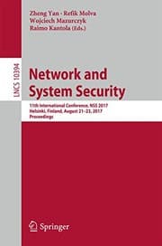 Tapa de Network and System Security
