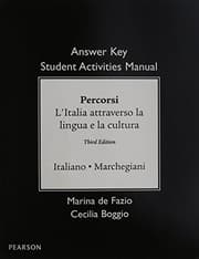 Tapa de SAM Answer Key for Percorsi