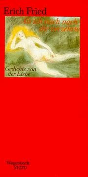 Tapa de Als ich mich nach dir verzehrte