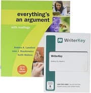 Tapa de Everything's an Argument with Readings with 2016 MLA Update 7E & WriterKey