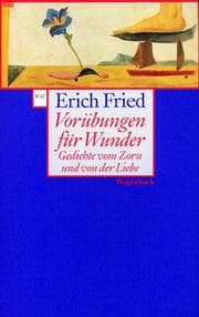 Tapa de Vorübungen für Wunder. Gedichte vom Zorn und von der Liebe