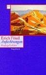 Tapa de Anfechtungen. Fünfzig Gedichte