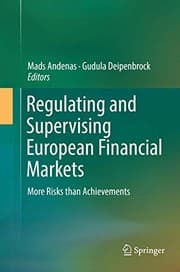 Tapa de Regulating and Supervising European Financial Markets