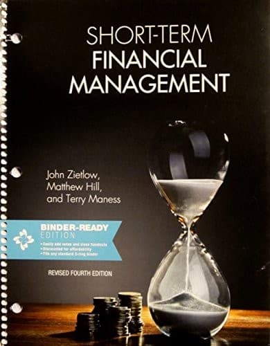 Tapa de Short-Term Financial Management