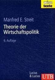 Tapa de Theorie der Wirtschaftspolitik