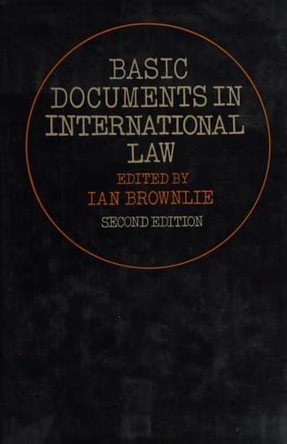 Tapa de Basic documents in international law