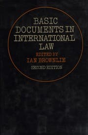 Tapa de Basic documents in international law