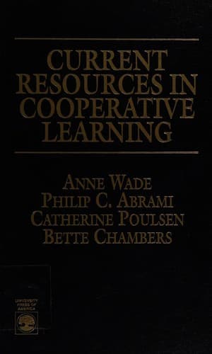 Tapa de Current Resources in Cooperative Learning